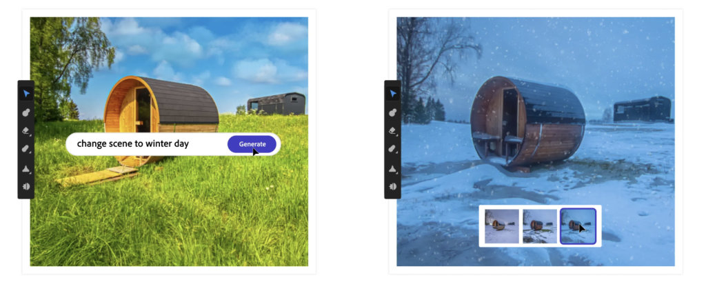 4 tendances UI/UX Design pour 2025 2 Exemple d'images générées par Adobe Firefly