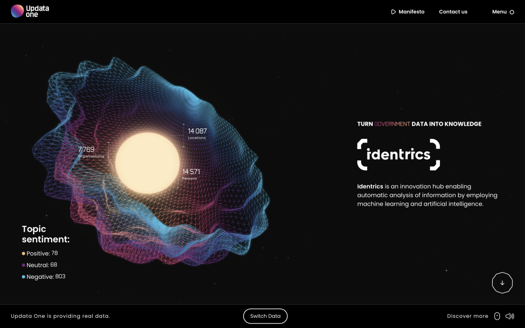 4 tendances UI/UX Design pour 2025 1 Exemple de site utilisant l'intelligence artificielle