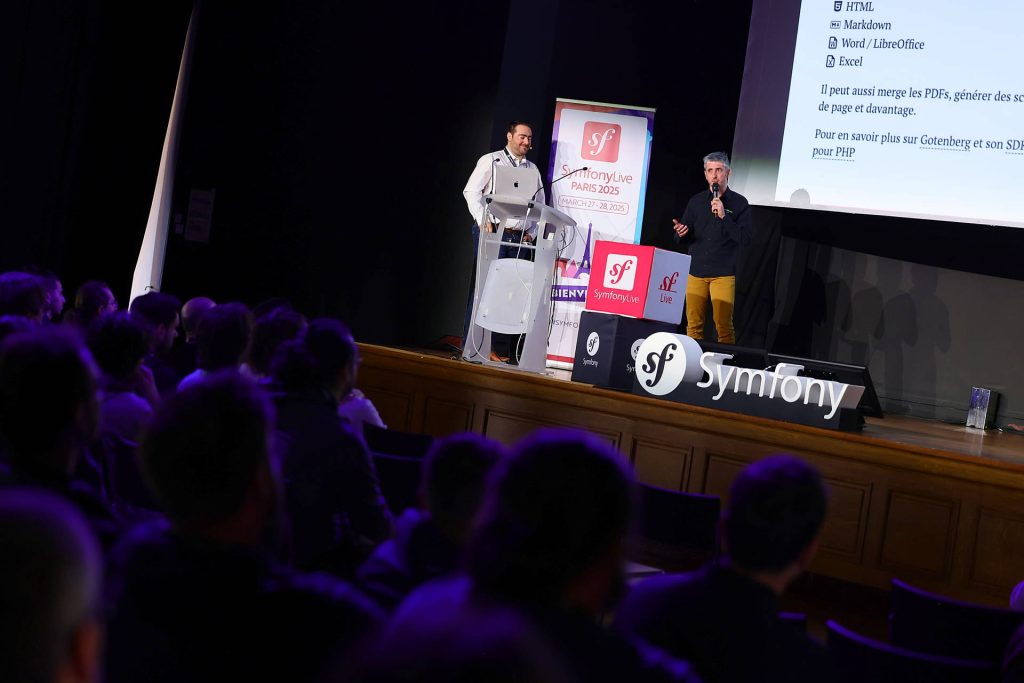 Adrien Roches et Hubert Lenoir au SymfonyLive Paris 2025 - crédit Photo Wiliam Jezequel