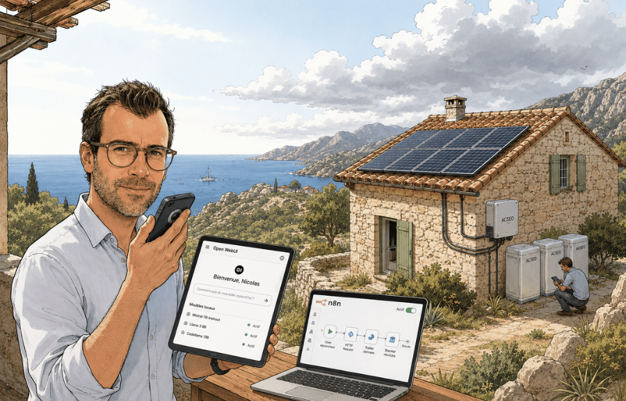 CorsicIA : On fait tourner un LLM souverain à l’énergie solaire (et ça marche !)