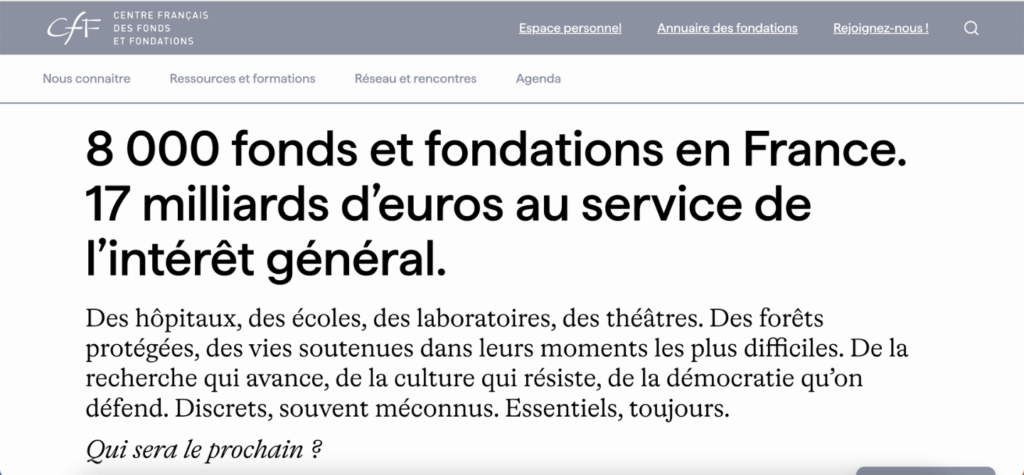 Centre Français des Fondations