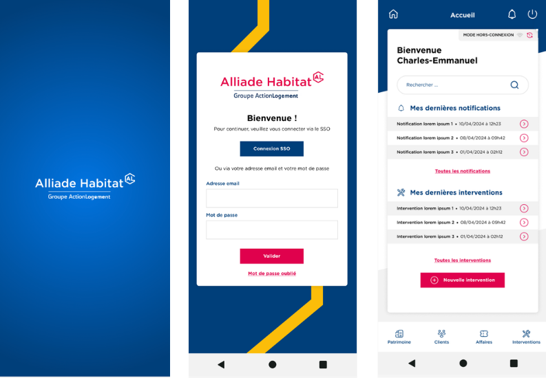 Application mobile APPI : refonte technique pour 400 gardiens Alliade Habitat 1 Application APPI - Alliade Habitat