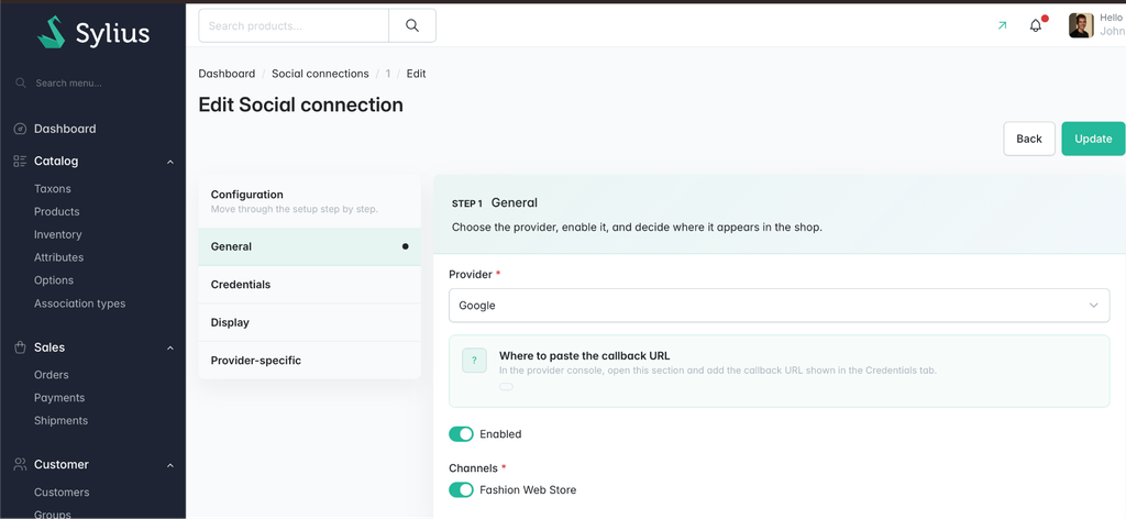 Plugin social login pour Sylius : simplifier la connexion client sans figer la configuration OAuth 3 ACSEO Sylius Social login plugin
