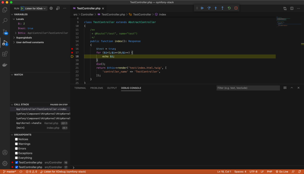 vscode screen 1