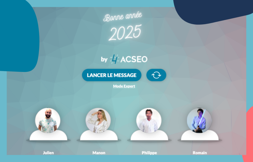 Les tendances tech de Janvier : quitter X, salon CES 2025, voeux 2025, Daily dose of DS et plus... 9 Générateur de voeux ACSEO 2025