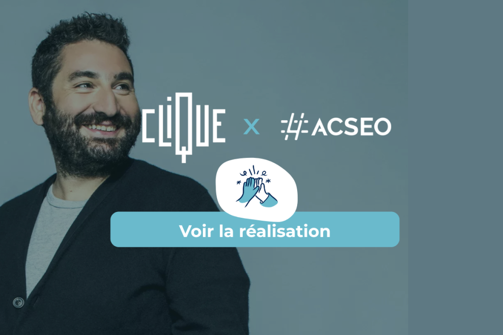 Réalisation TMA pour Clique TV Canal + par ACSEO