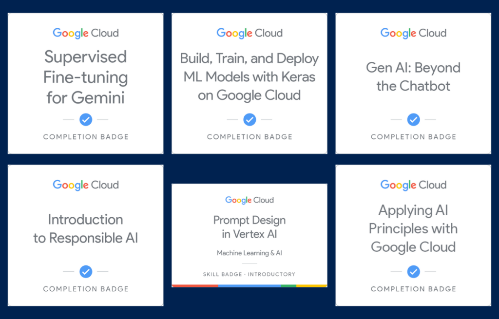 Certifications Intelligence artificielle Google Cloud obtenues par ACSEO
