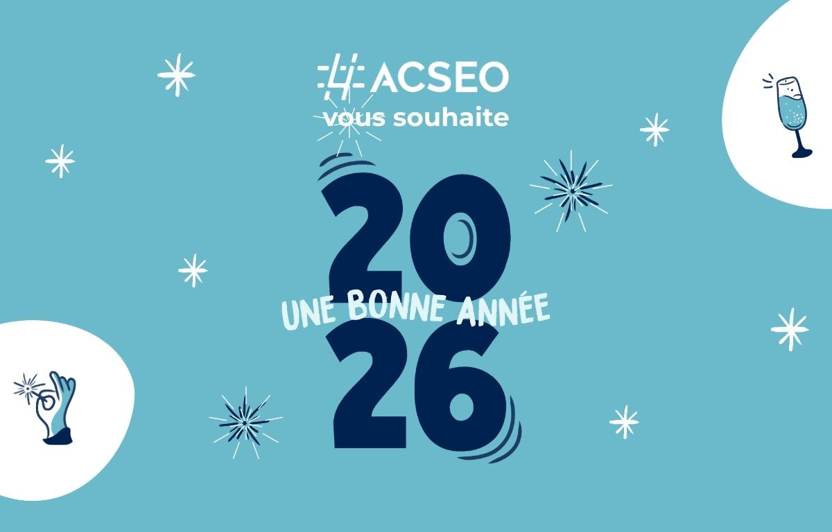 ACSEO vous souhaite une bonne année 2026