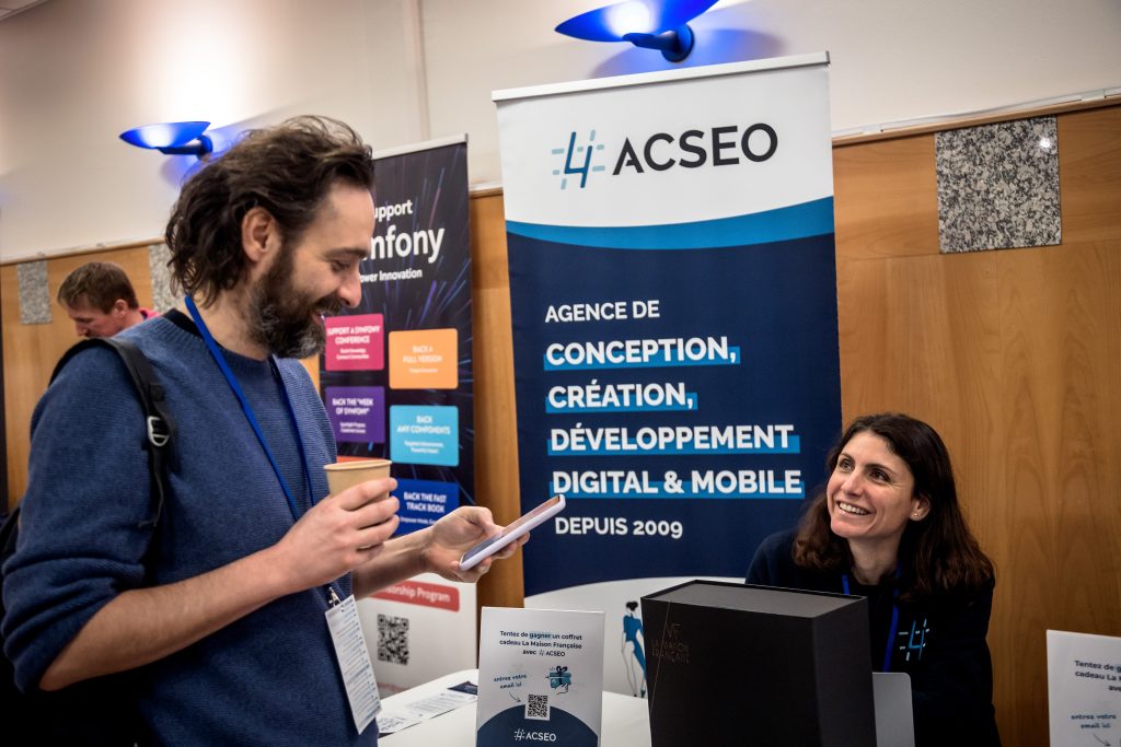 ACSEO aux Web Days présente une conférence innovante au sujet de Symfony IA 2 Le stand d'ACSEO aux Web Days 2026