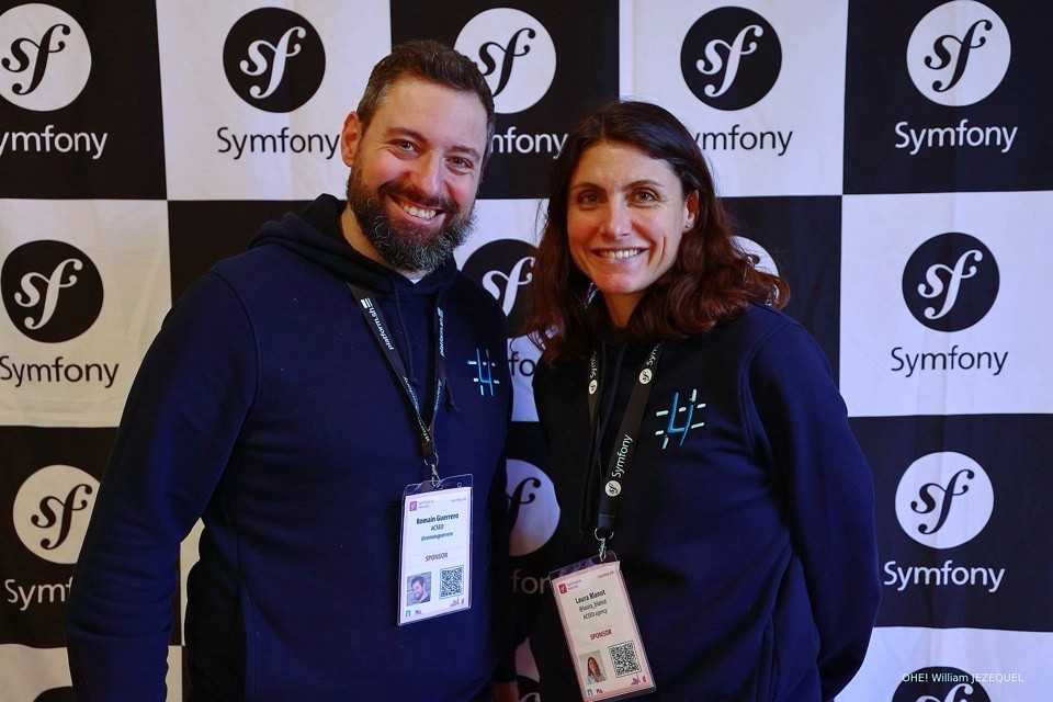 Romain et Laura au SymfonyLive Paris 2026