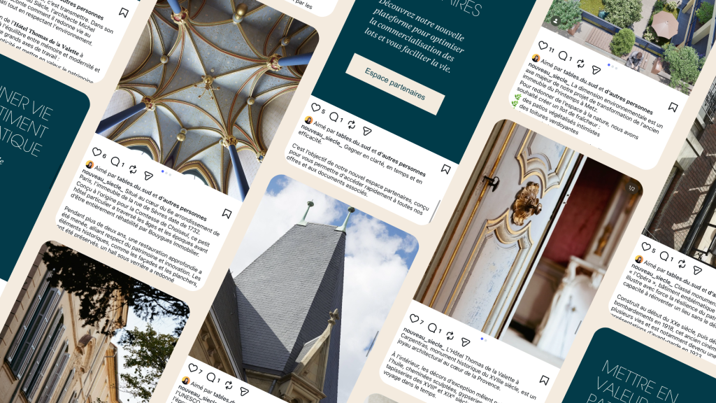 Instagram Nouveau Siècle par ACSEO